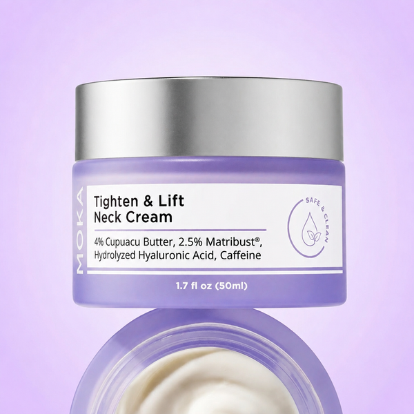 MOKA Neck Firming Cream — branded jar