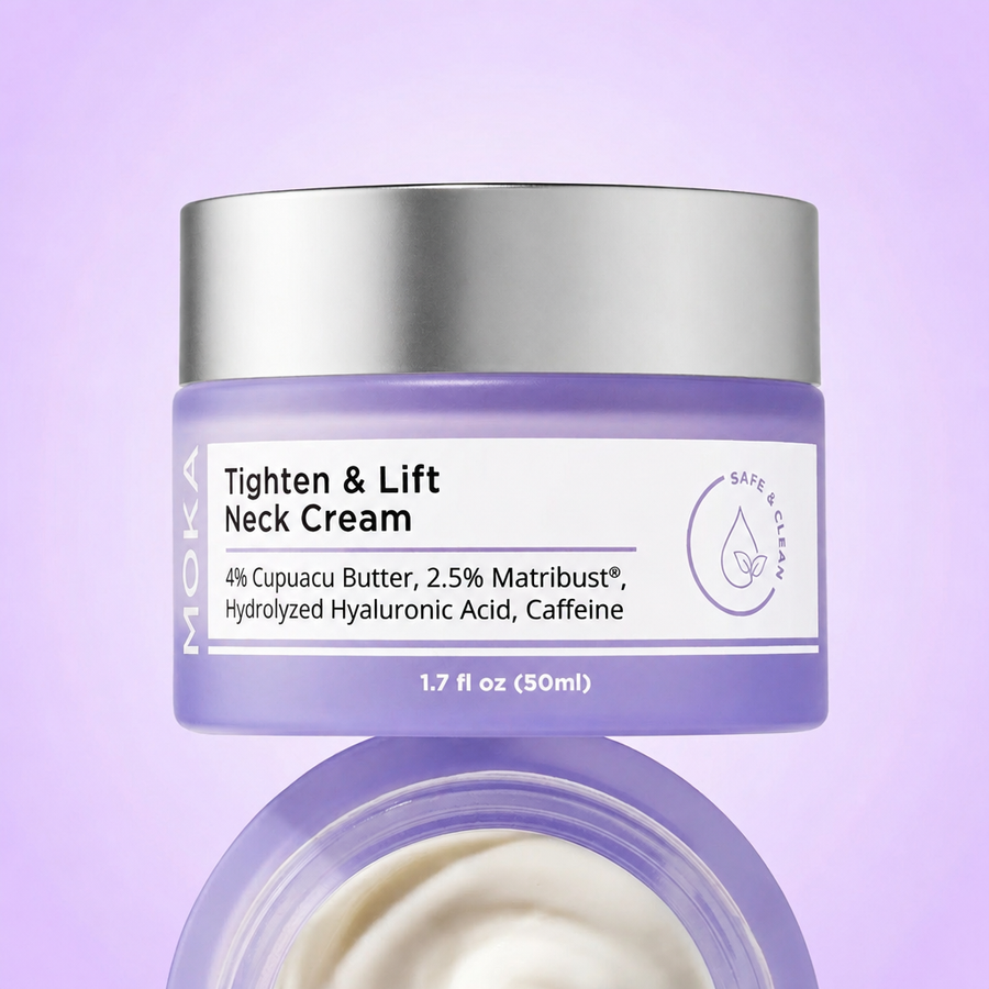 MOKA Neck Firming Cream — branded jar